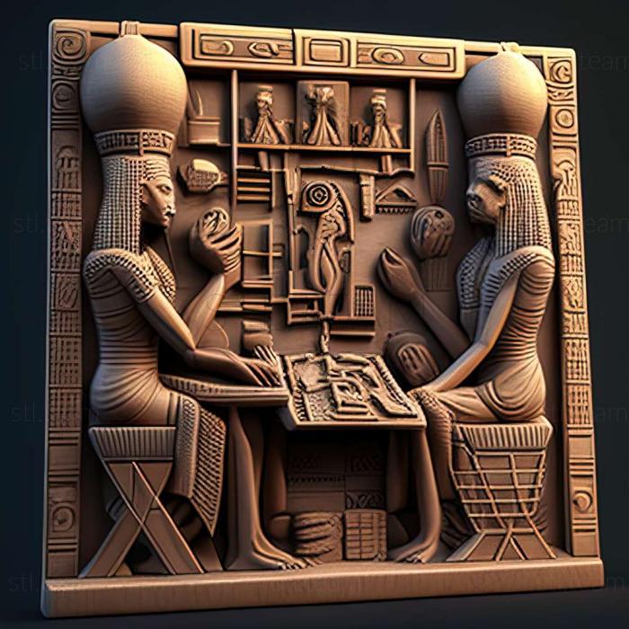 3D модель Игра Египет строит империю (STL)